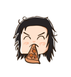 Messy hair boy.（個別スタンプ：36）
