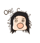 Messy hair boy.（個別スタンプ：37）