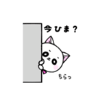 白ねこハムハムの日常（個別スタンプ：8）