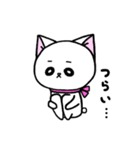 白ねこハムハムの日常（個別スタンプ：31）