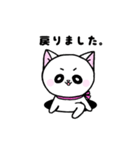白ねこハムハムの日常（個別スタンプ：38）