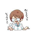 眼鏡男子スタンプ〜飾らない心編〜（個別スタンプ：28）