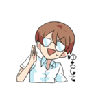 眼鏡男子スタンプ〜飾らない心編〜（個別スタンプ：30）
