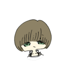 鳥さんと少年少女（個別スタンプ：3）