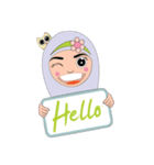 Noreedha Islam Girl（個別スタンプ：1）