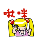 Double pony tail Baby（個別スタンプ：6）