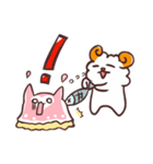 Pink and sheep（個別スタンプ：9）