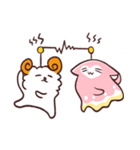 Pink and sheep（個別スタンプ：38）