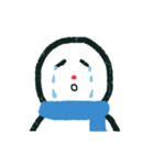 雪だるまちゃん（落書き）動くスタンプ（個別スタンプ：7）