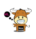 Bull Little MoJa（個別スタンプ：1）