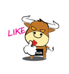 Bull Little MoJa（個別スタンプ：2）