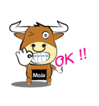 Bull Little MoJa（個別スタンプ：9）