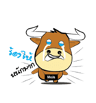 Bull Little MoJa（個別スタンプ：34）