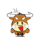 Bull Little MoJa（個別スタンプ：36）