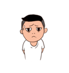 straight face boy2（個別スタンプ：3）