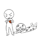 The white man 3（個別スタンプ：3）
