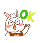 Mrs.Rabbit and Bi bi（個別スタンプ：4）