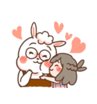Mrs.Rabbit and Bi bi（個別スタンプ：6）