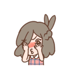Mrs.Rabbit and Bi bi（個別スタンプ：14）