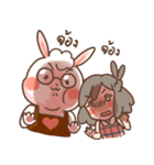 Mrs.Rabbit and Bi bi（個別スタンプ：16）