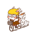 Mrs.Rabbit and Bi bi（個別スタンプ：17）