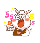 Mrs.Rabbit and Bi bi（個別スタンプ：18）