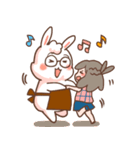 Mrs.Rabbit and Bi bi（個別スタンプ：35）