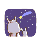 Mrs.Rabbit and Bi bi（個別スタンプ：38）