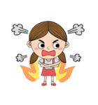 Little Moody Girl（個別スタンプ：14）