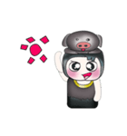 Mr. Hemura. I love pig. ^__^（個別スタンプ：17）