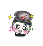 Mr. Hemura. I love pig. ^__^（個別スタンプ：19）