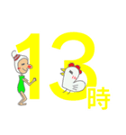 ピン坊の日常 時間、曜日、待ち合わせ編（個別スタンプ：13）