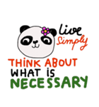 Panda lover in October (Think Earth)（個別スタンプ：9）