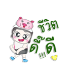 Mr. Naba. love pig.^^（個別スタンプ：6）