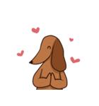 ブラウニー犬（個別スタンプ：4）