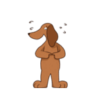 ブラウニー犬（個別スタンプ：6）