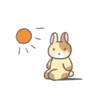 ぼやっとうさぎ（個別スタンプ：6）