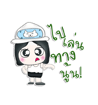 Hello！ My name is Mazaru.^^（個別スタンプ：10）