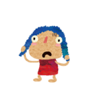 Miss blue hair！（個別スタンプ：10）