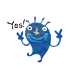 Blue little monster（個別スタンプ：1）