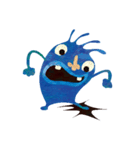 Blue little monster（個別スタンプ：2）