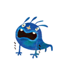 Blue little monster（個別スタンプ：6）