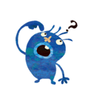 Blue little monster（個別スタンプ：12）