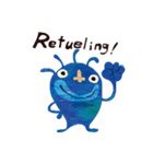 Blue little monster（個別スタンプ：13）