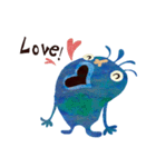 Blue little monster（個別スタンプ：15）