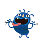 Blue little monster（個別スタンプ：16）