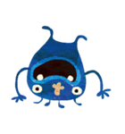 Blue little monster（個別スタンプ：21）