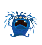 Blue little monster（個別スタンプ：22）