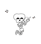 Boonma skeleton (step dance) - Animated（個別スタンプ：2）