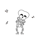 Boonma skeleton (step dance) - Animated（個別スタンプ：5）